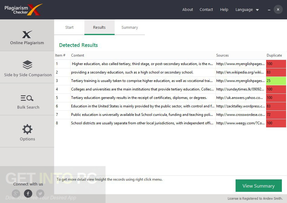 Plagiarism Checker X 6.0.3 Pro Free Download