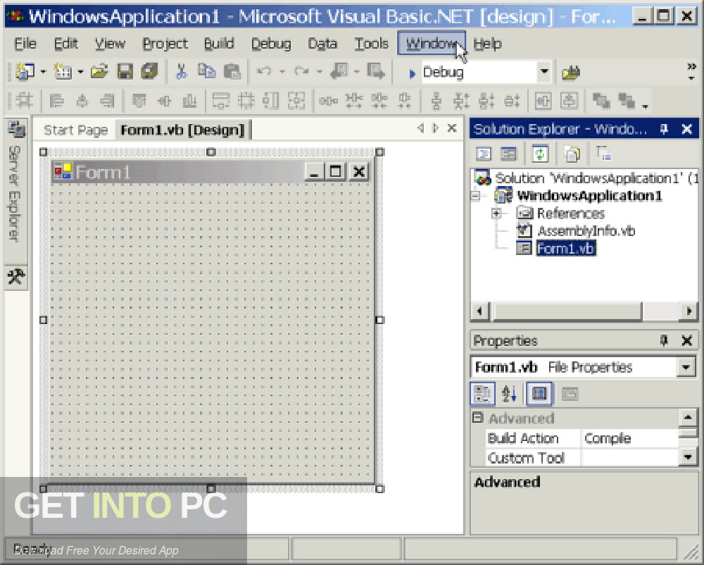 Microsoft Visual Studio 2002 Free Download