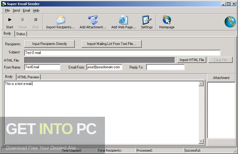 Super Email Sender Free Download