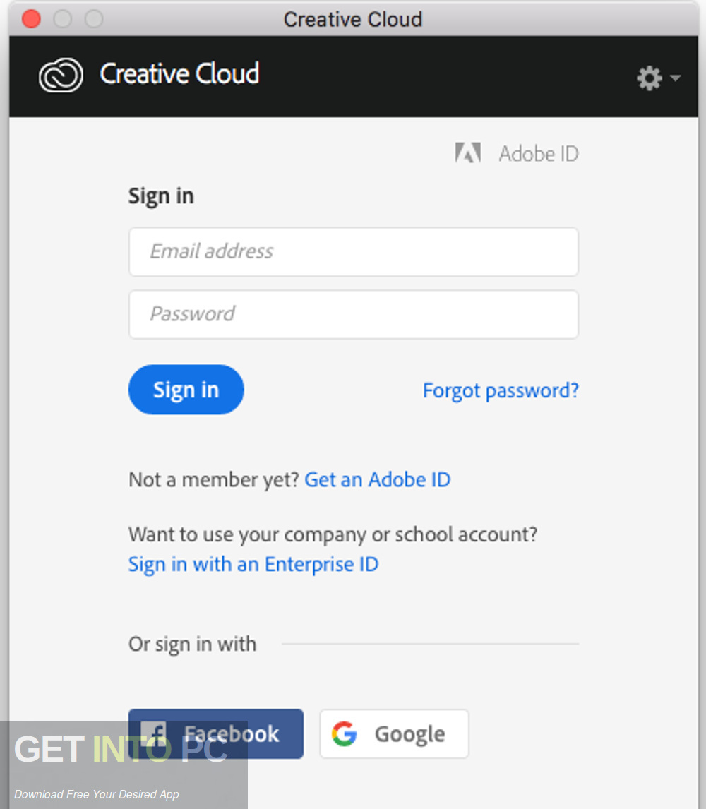 Adobe Creative Cloud Desktop Application Free Download