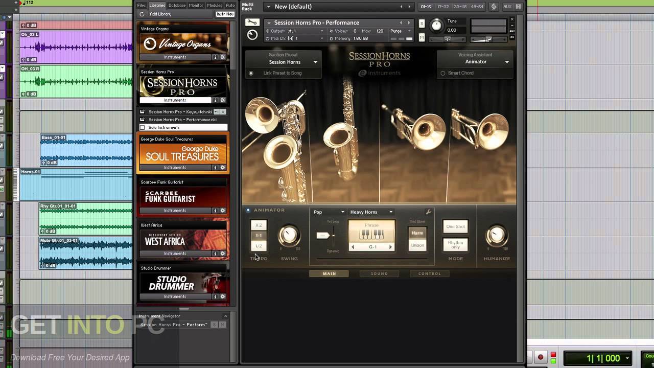 Native instruments Session Horns KONTAKT Library Download