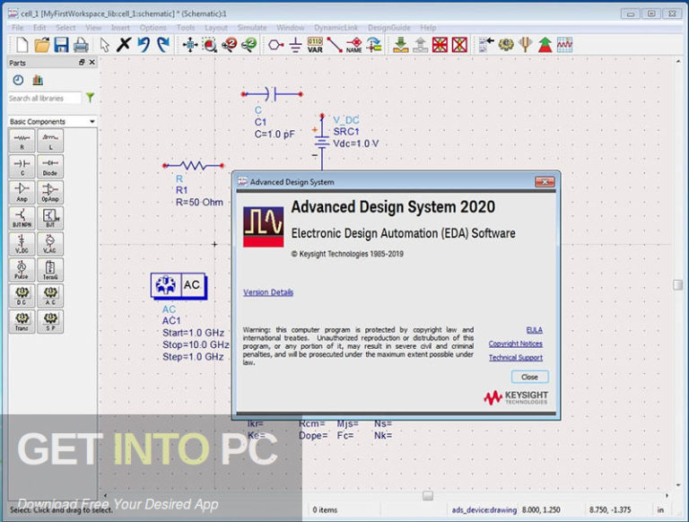 Keysight Advanced Design System (ADS) 2020 Free Download