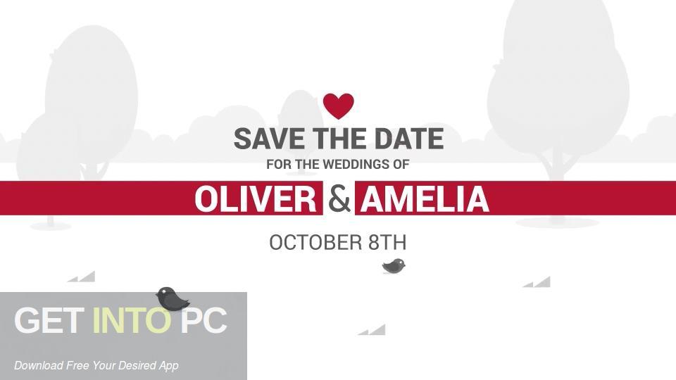 VideoHive Save The Date Video Wedding Invitation Free Download