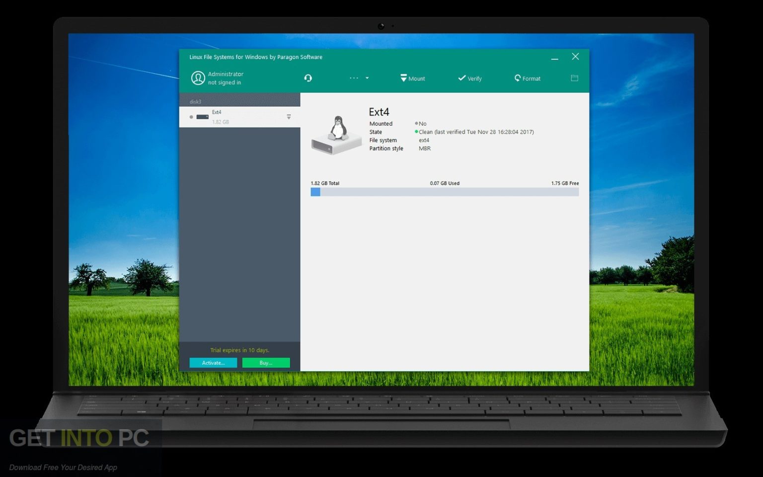 Paragon Linux File Systems for Windows Free Download