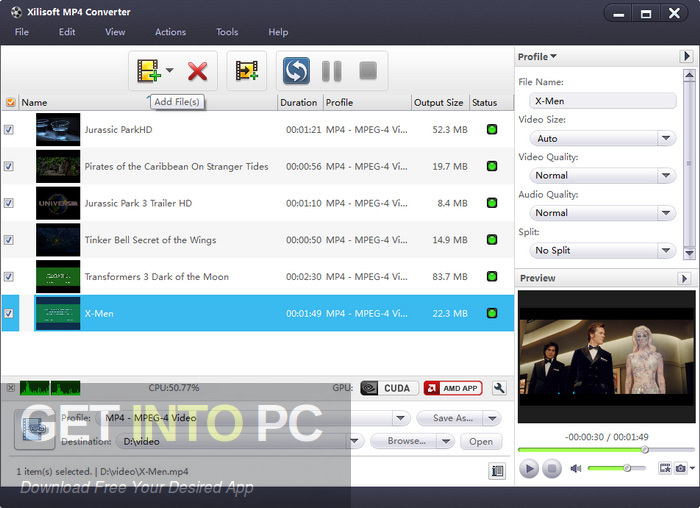 Xilisoft MP4 Converter Free Download
