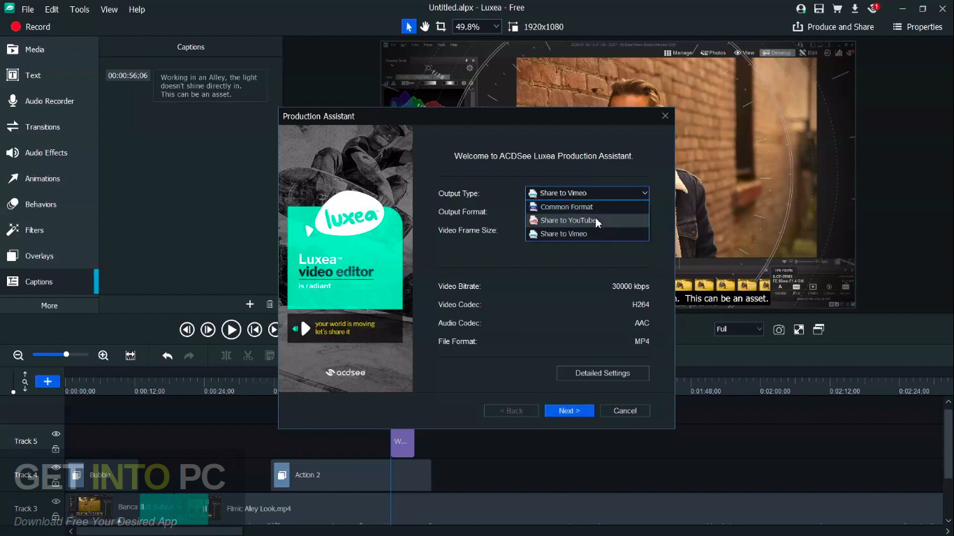 ACDSee Luxea Video Editor Free Download