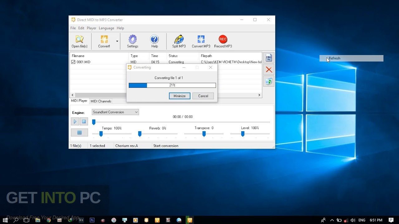 Direct MIDI to MP3 Converter Free Download