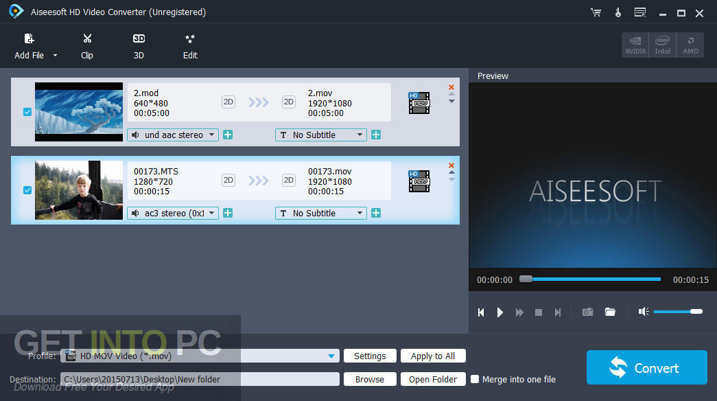 Aiseesoft HD Video Converter Free Download