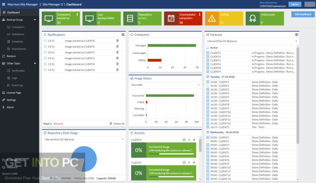 Macrium Site Manager 2020 Free Download latest pc software free