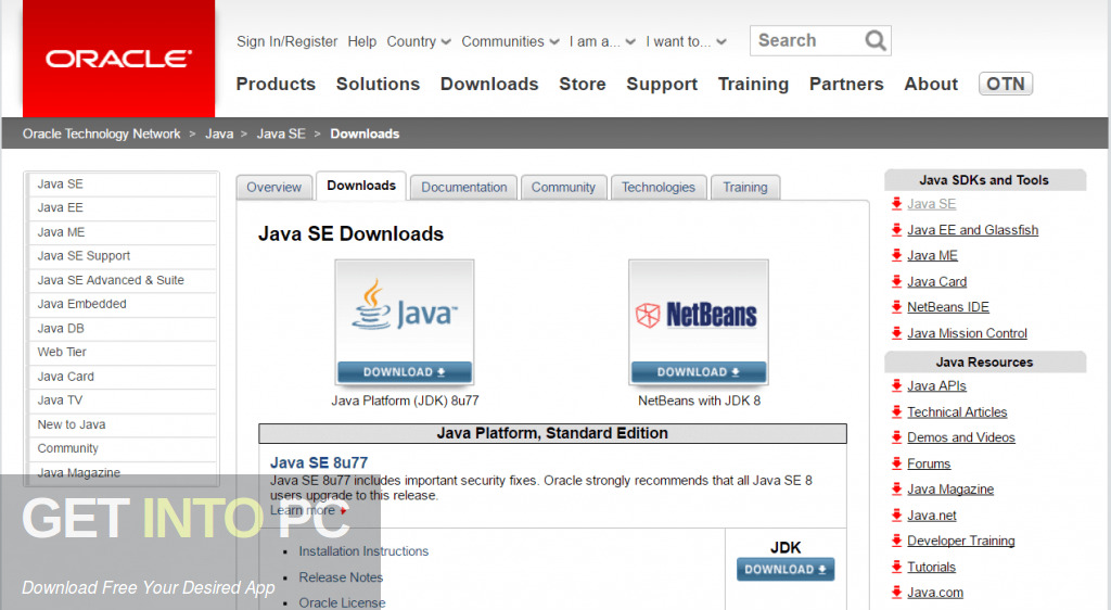 Java SE Runtime Environment Free Download