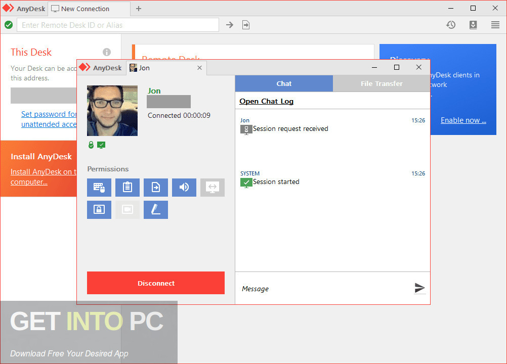 Anydesk remote connection diamondlas