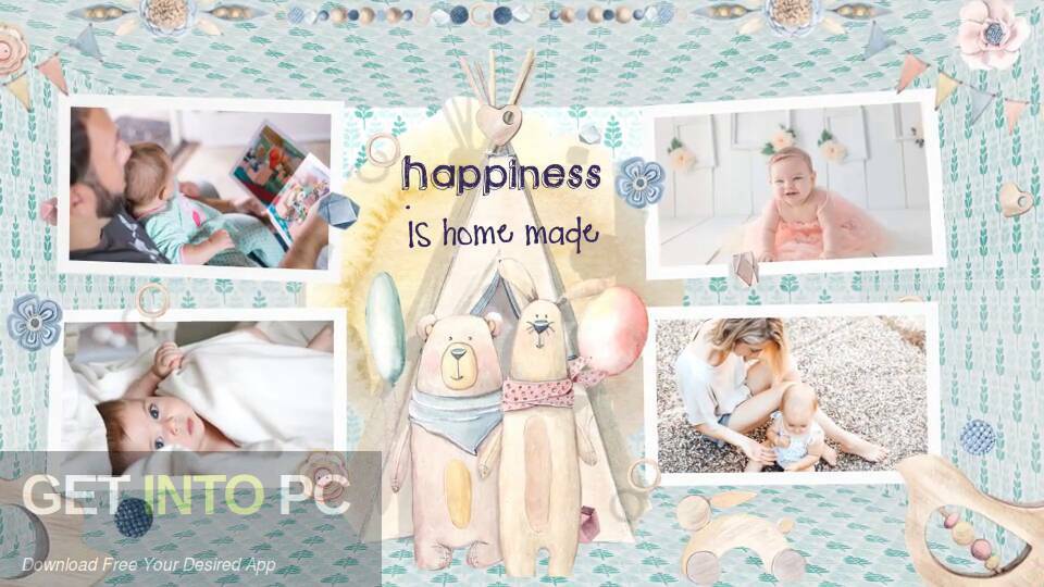 VideoHive Baby Slideshow Template AEP Free Download