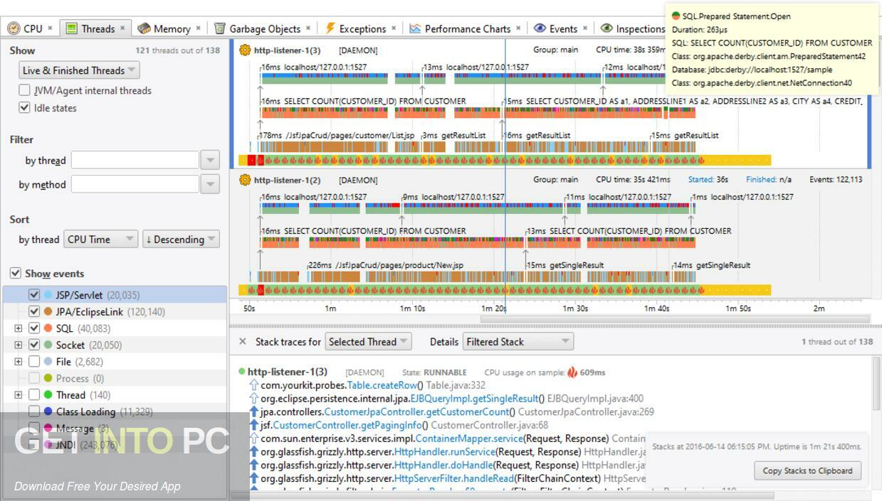 YourKit Java Profiler 2022 Free Download