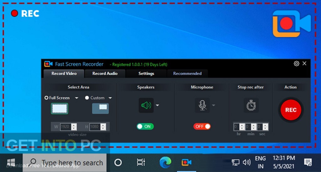 Fast Screen Recorder 2023 Free Download