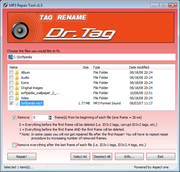 Mp3 Repair Tool Download Free for Windows 7, 8, 10 Get Into Pc