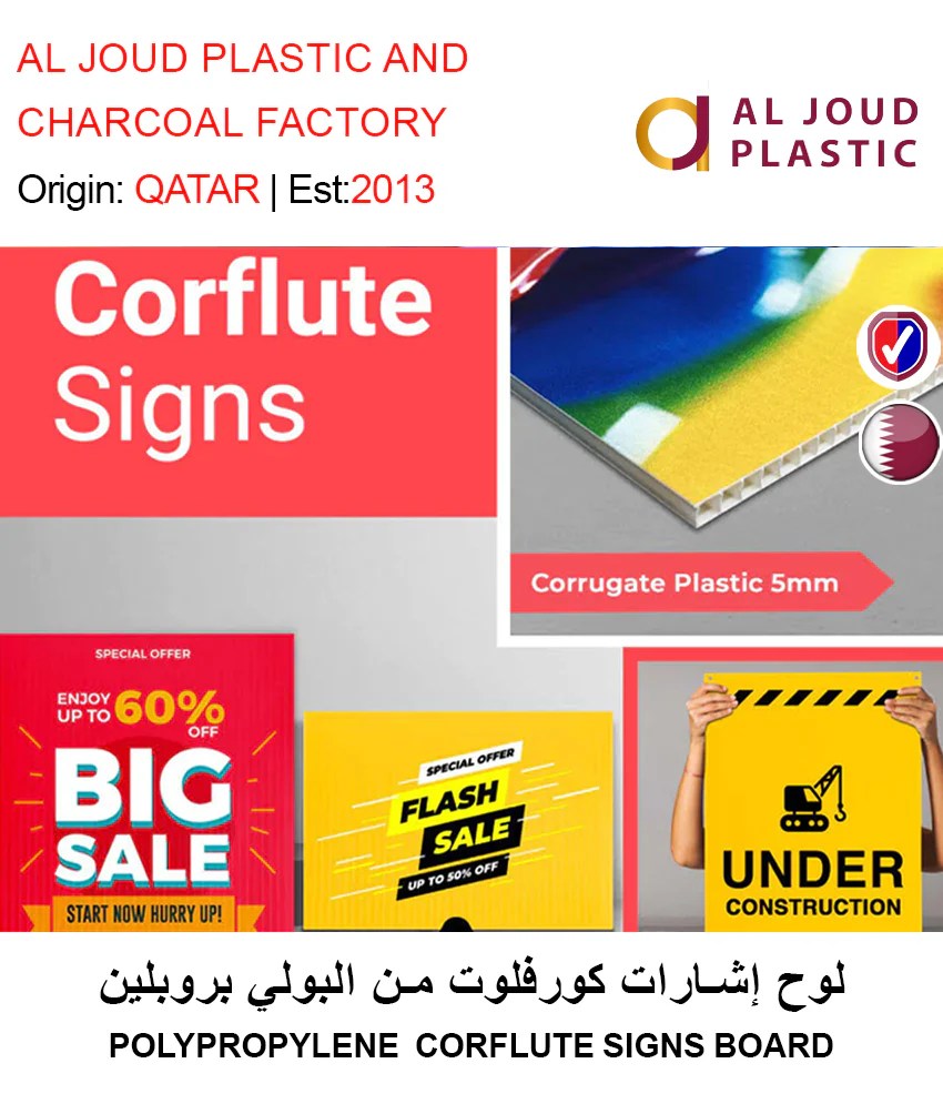 GETIT.QA Buy POLYPROPYLENE CORFLUTE SIGNS BOARD Doha Qatar