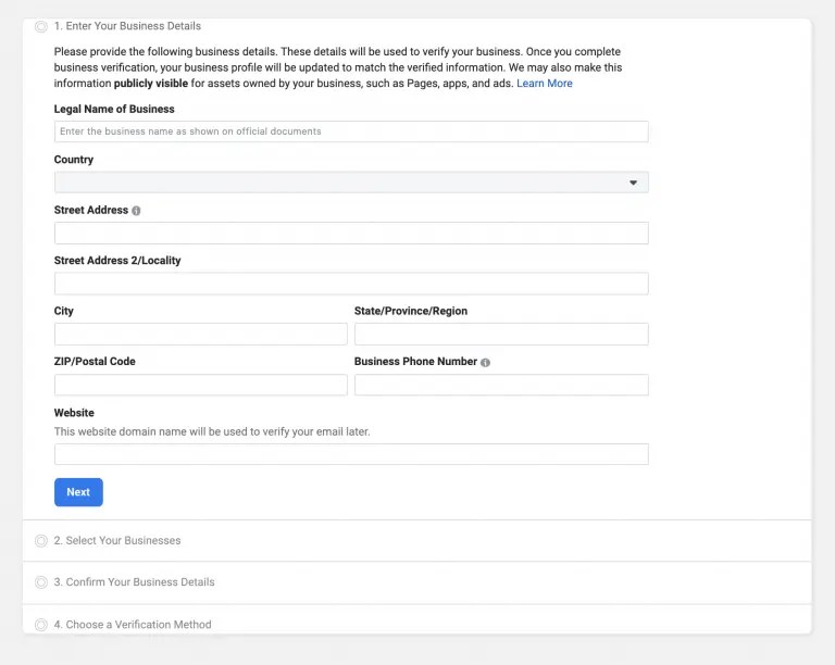 StepbyStep Guide to Verify Your Facebook Business Manager Account