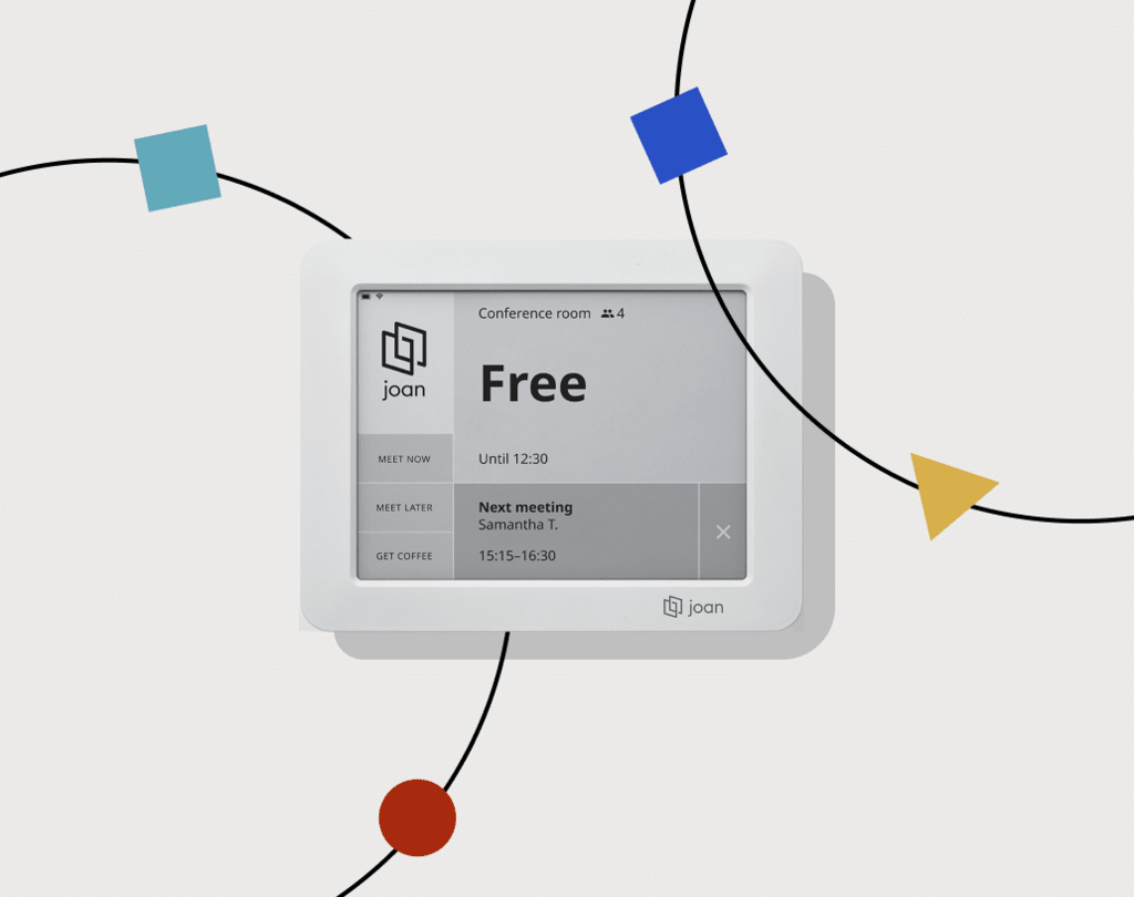 Joan 6 Wireless meeting room display for a hybrid workplace