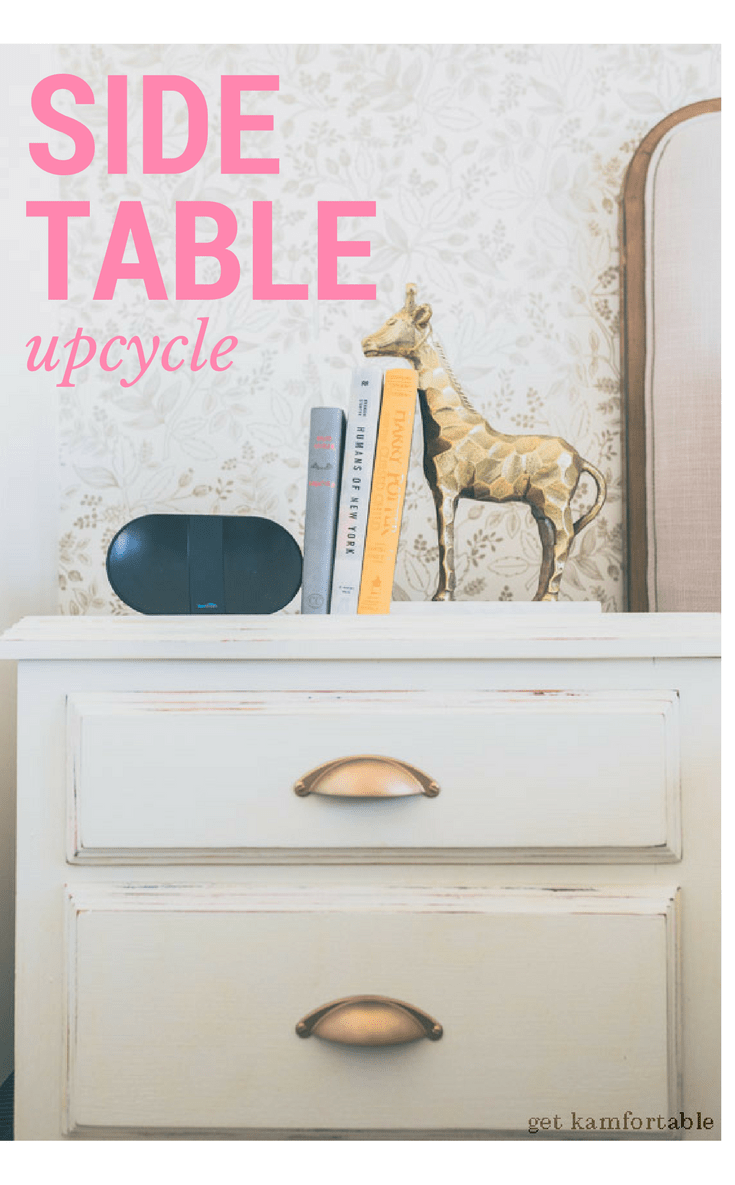 DIY bedside table