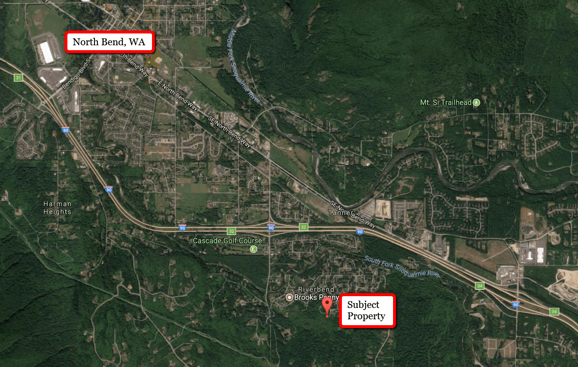 .73 ACRE PROPERTY KING COUNTY, WA JUST EAST OF NORTH BEND, WA