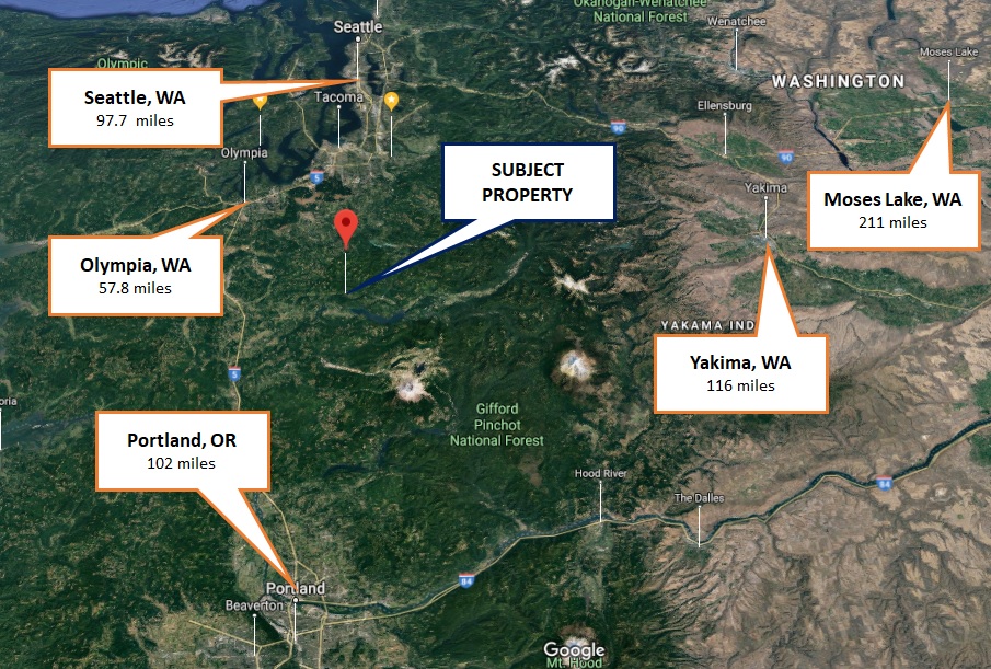 4.58 Acre Property in Lewis County, WA 50 Below Market Value! Seller