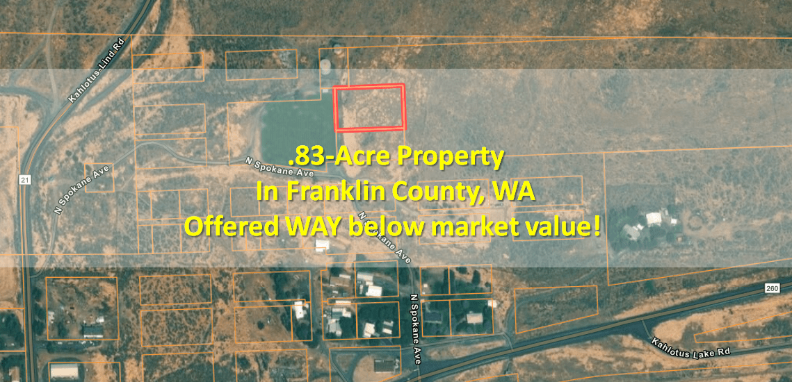 0.83Acre Property in Franklin County, WA Offered WAY Below Market