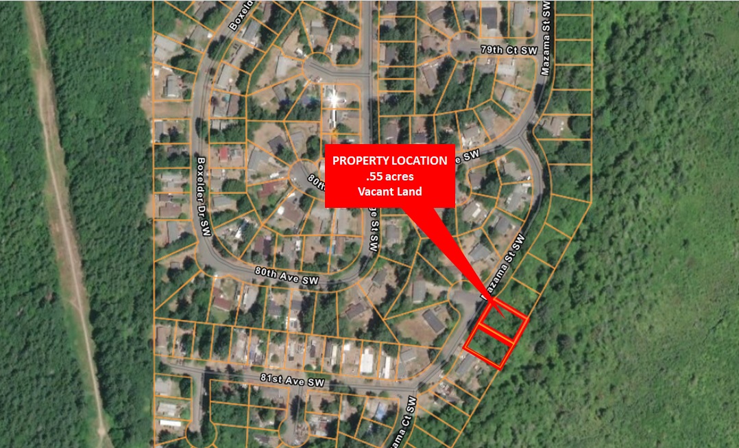 .55 Acre Property in Olympia, WA Offered at HALF the Market Value