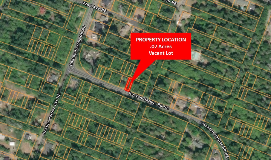 Vacant land lot in Boston Harbor area offered at HALF of market value