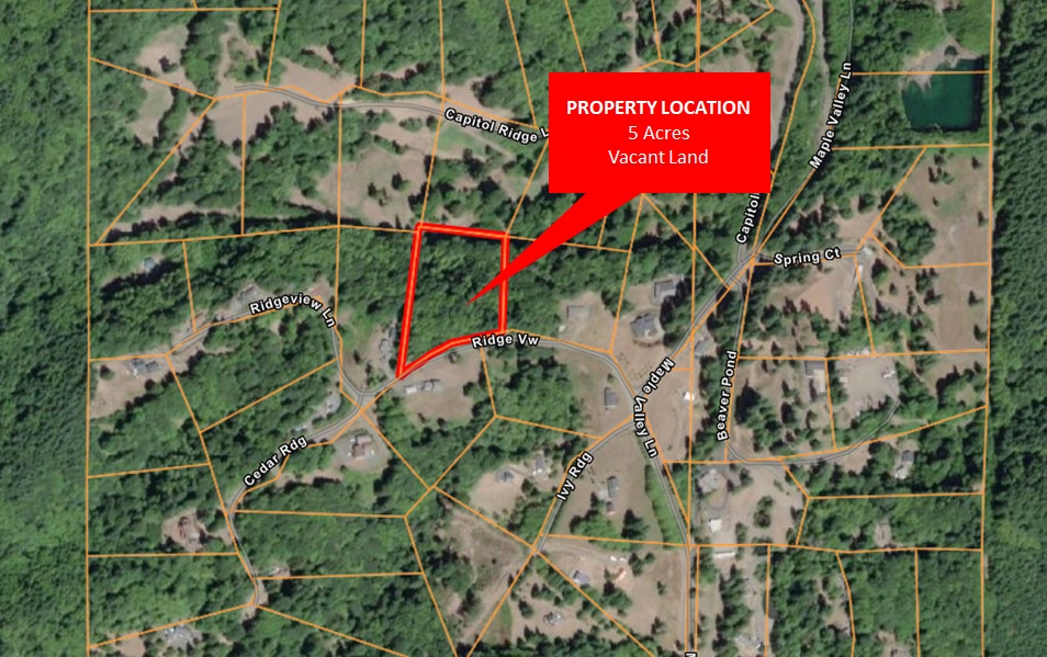 5acre Property in Oakville, WA Offered at 40 Below Market Value