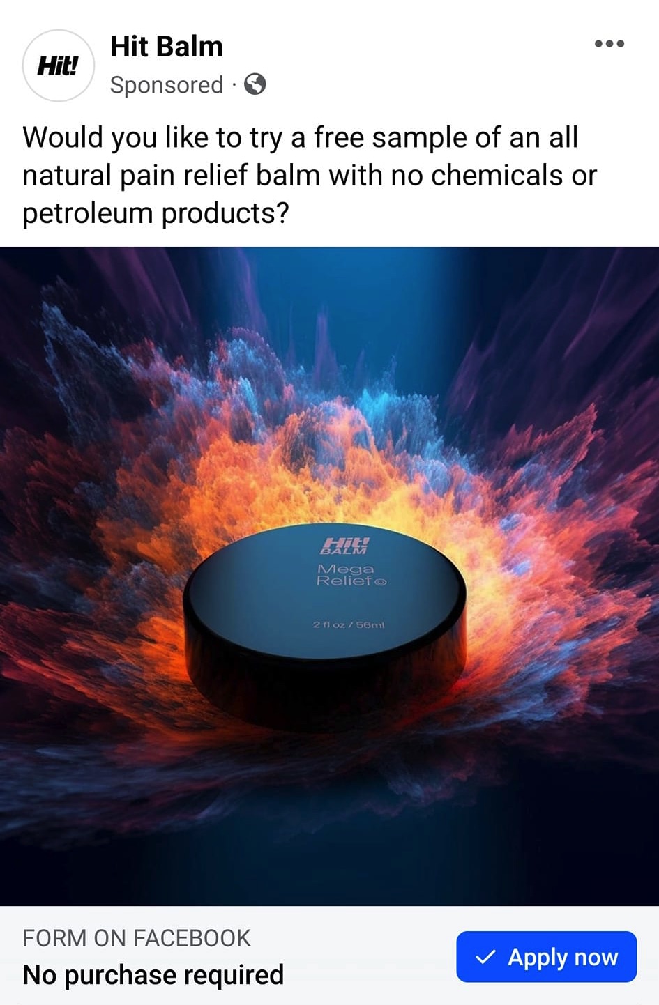 Hit Balm sample Get me FREE Samples