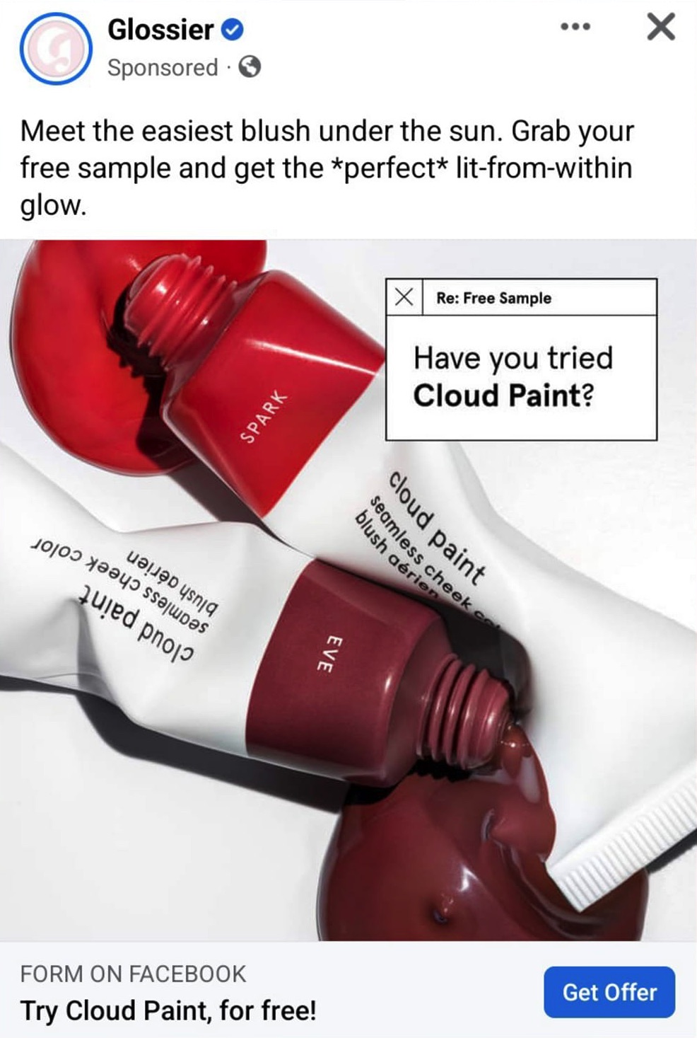 Glossier Could Paint sample Get me FREE Samples