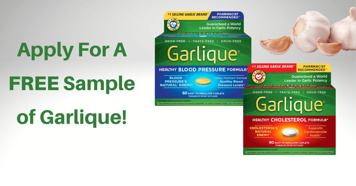 Garlique Garlic Supplement sample Get me FREE Samples