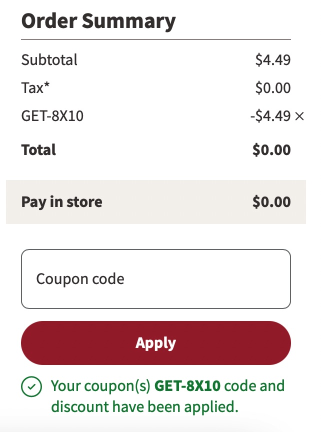 Free Walgreens Photo Print (8 x 10) Get me FREE Samples