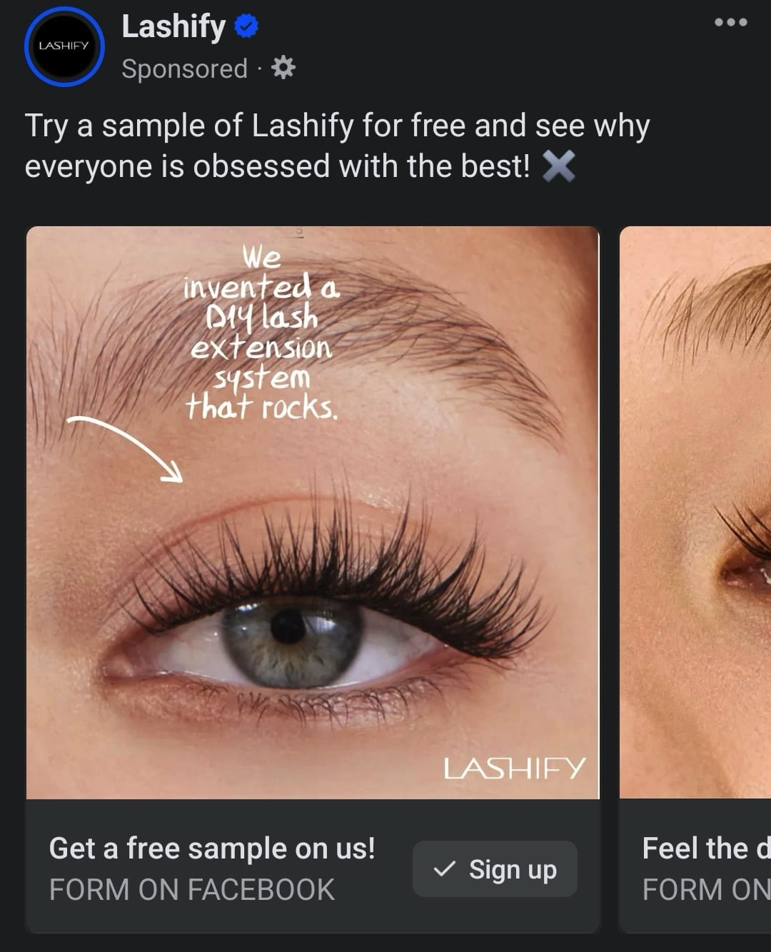 Lashify Lash Extension System Sample Get me FREE Samples