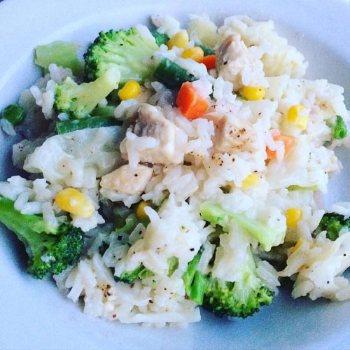 White Cheddar Chicken & Rice With Vegetables Get In The Kitchen