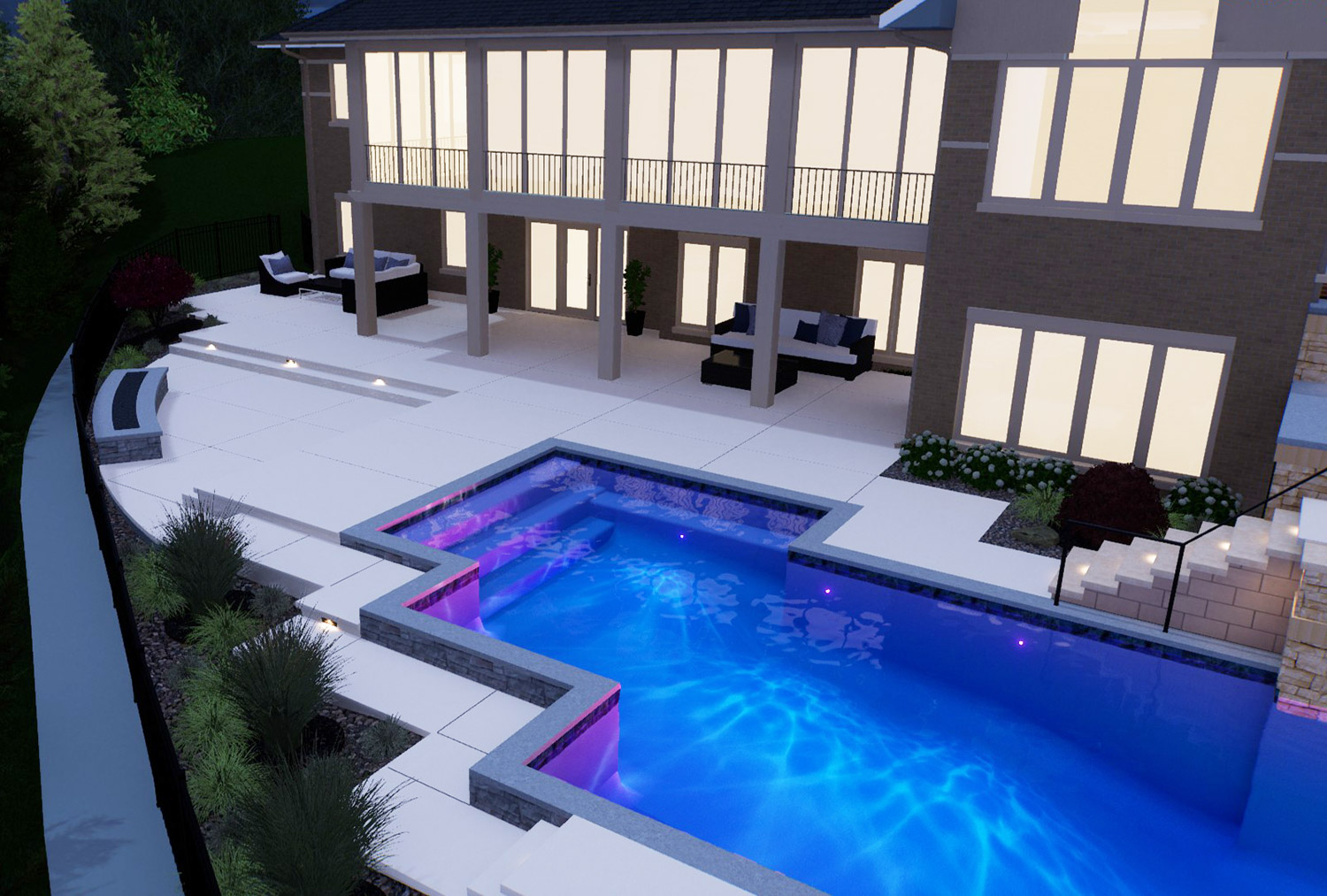 3D Designs & Rendering Services for St. Louis Pools & Outdoor Living