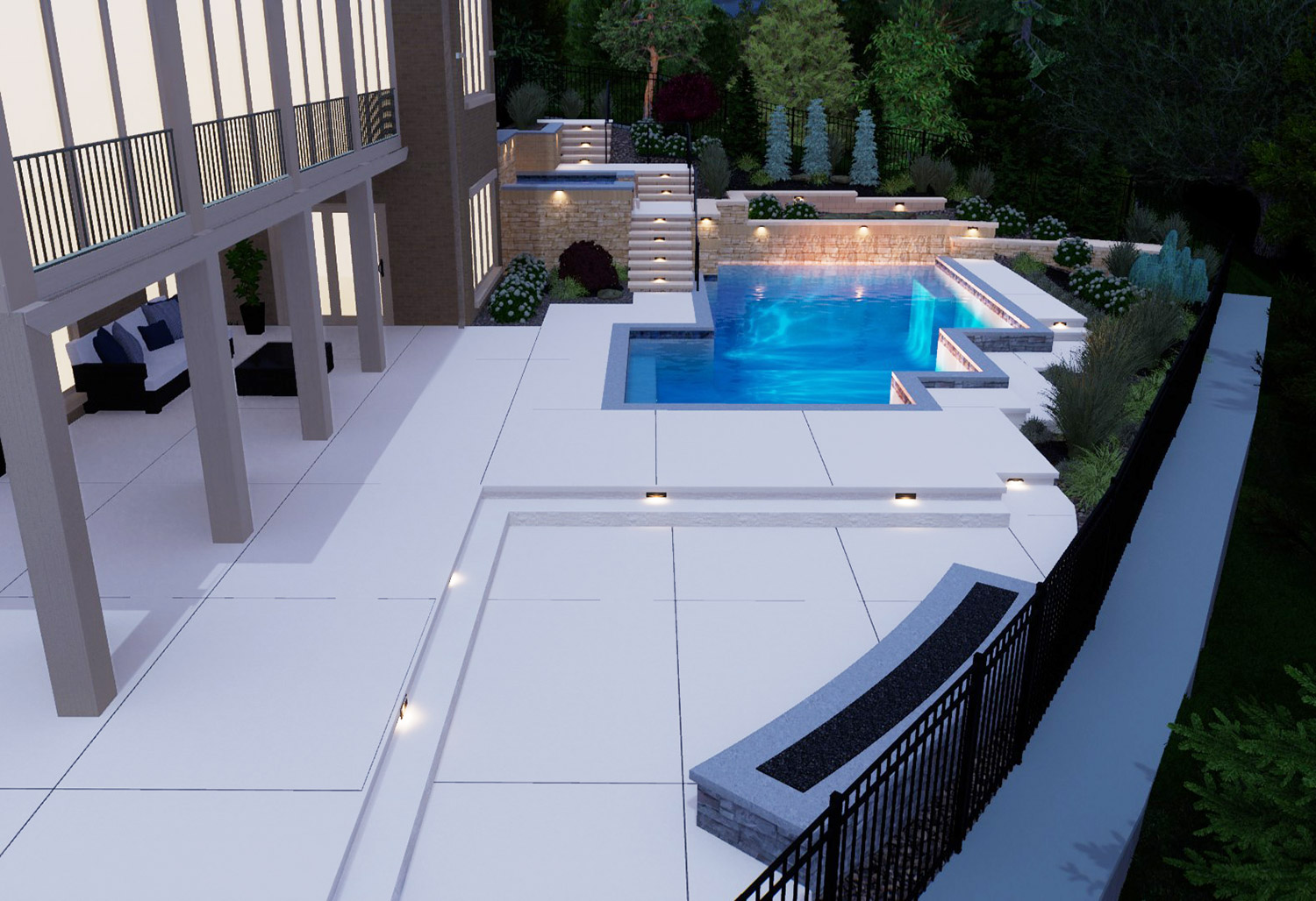 3D Designs & Rendering Services for St. Louis Pools & Outdoor Living