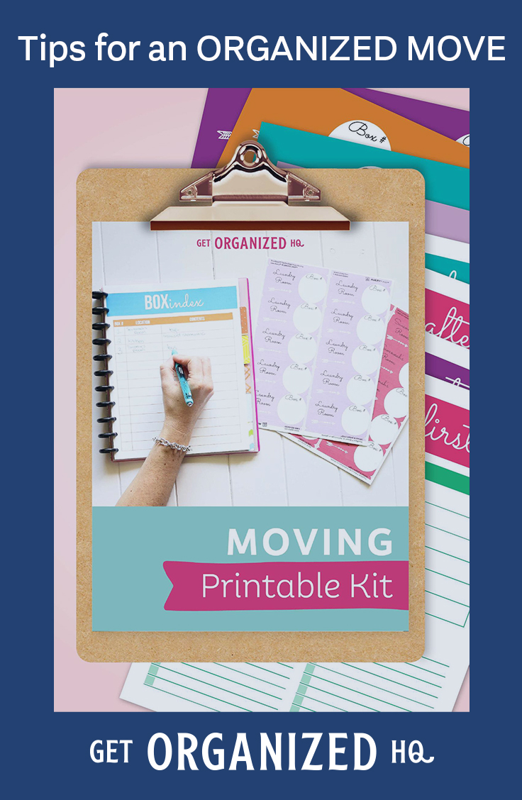 Tips for an Organized Move Get Organized HQ