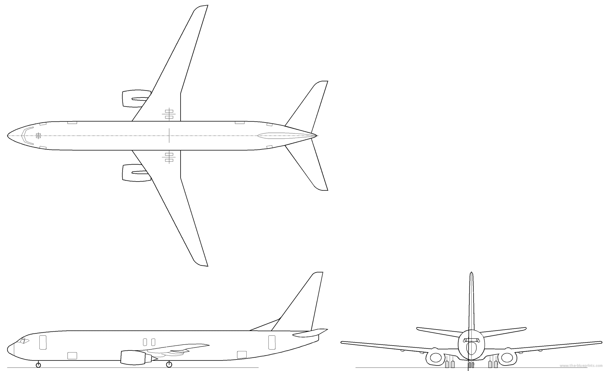 2000 Boeing 737900 blueprints free Outlines