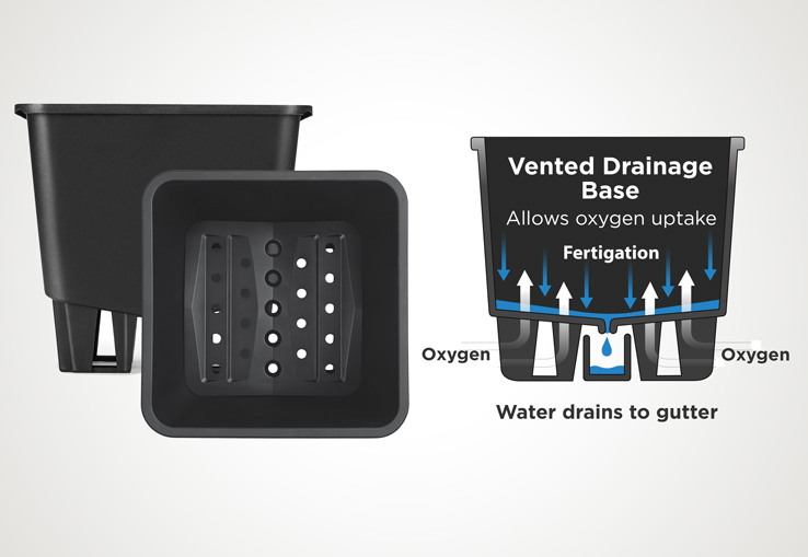 10 Liter Drainage Collection Pot Plantlogic