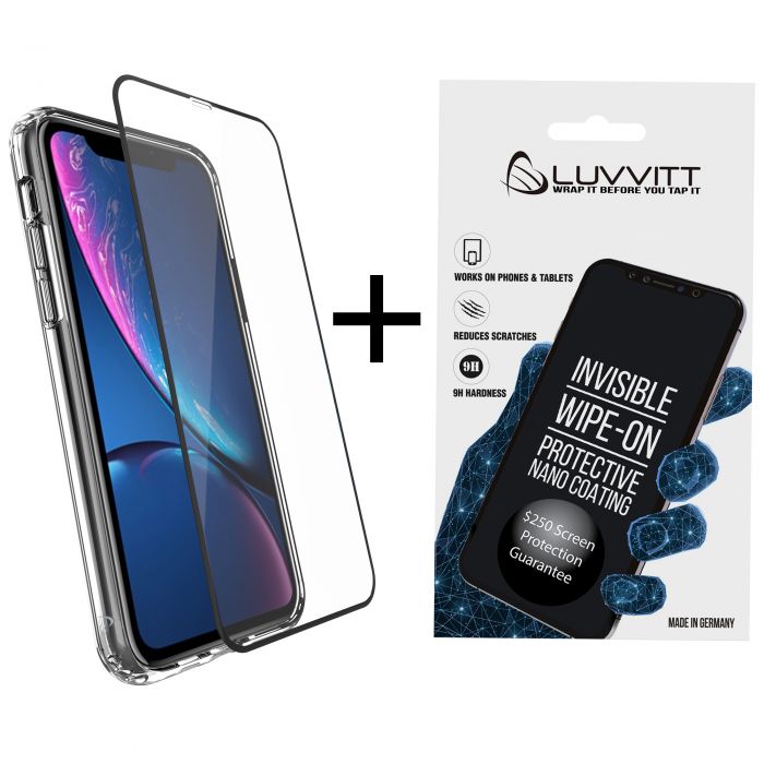 Luvvitt 250 Screen Protection Guarantee Liquid Glass + Tempered Glass
