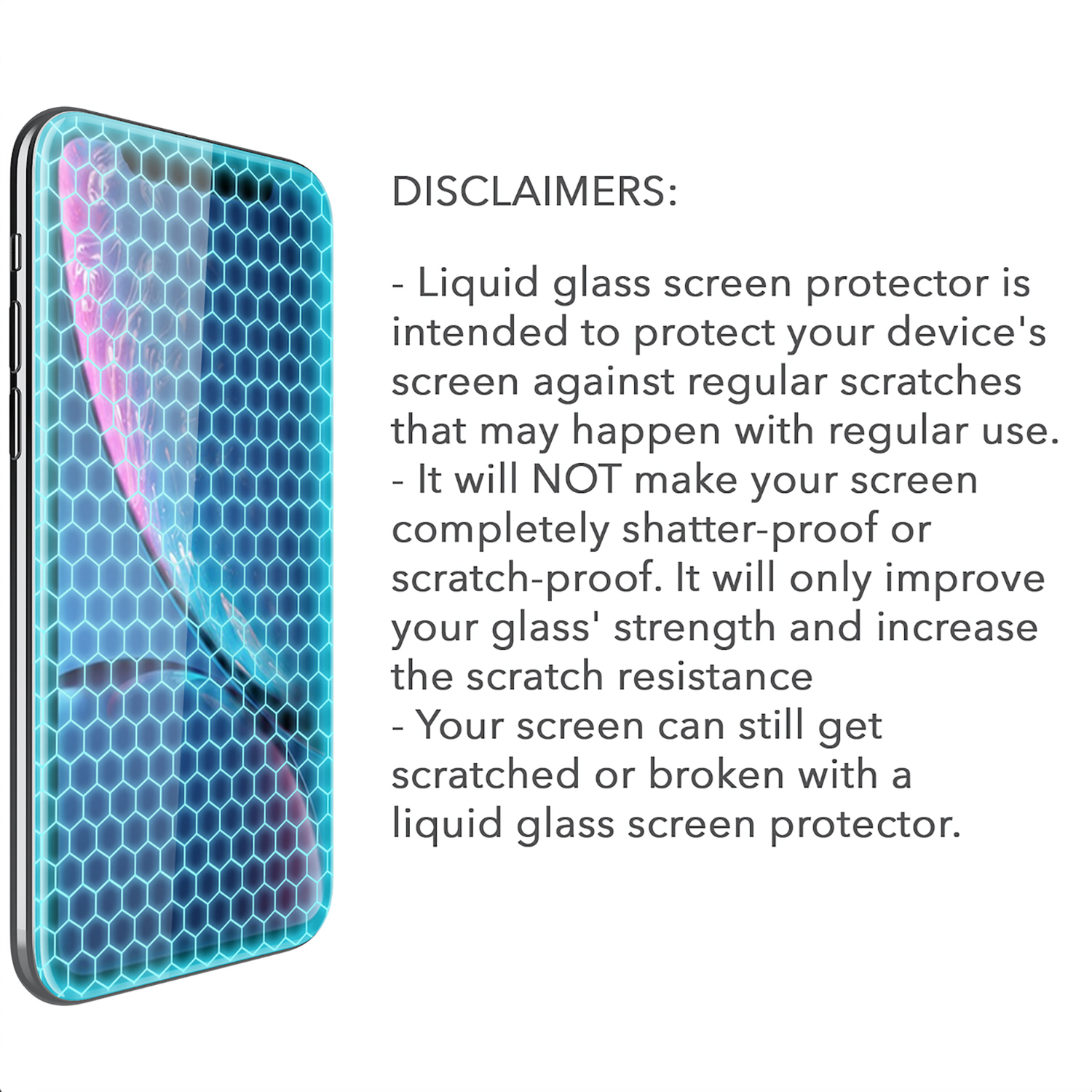 Liquid Glass Screen Protector Universal for All Phones Tablets Watches