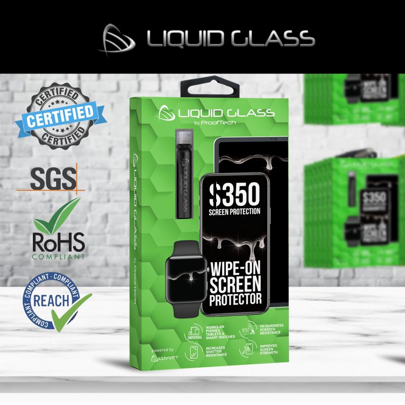 Liquid Glass Screen Protector with 350 Screen Replacement Guarantee