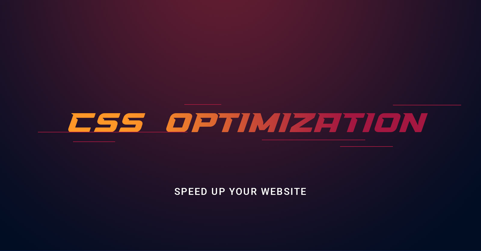 Optimize CSS code for a faster website