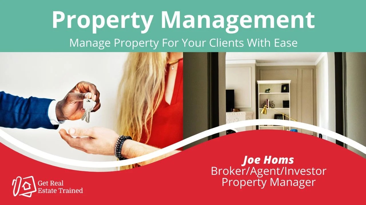 Property Management Get Real Estate Trained