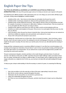 IB ENGLISH PAPER 1 SAMPLE ANSWERS HL – KERNANO18 SITE