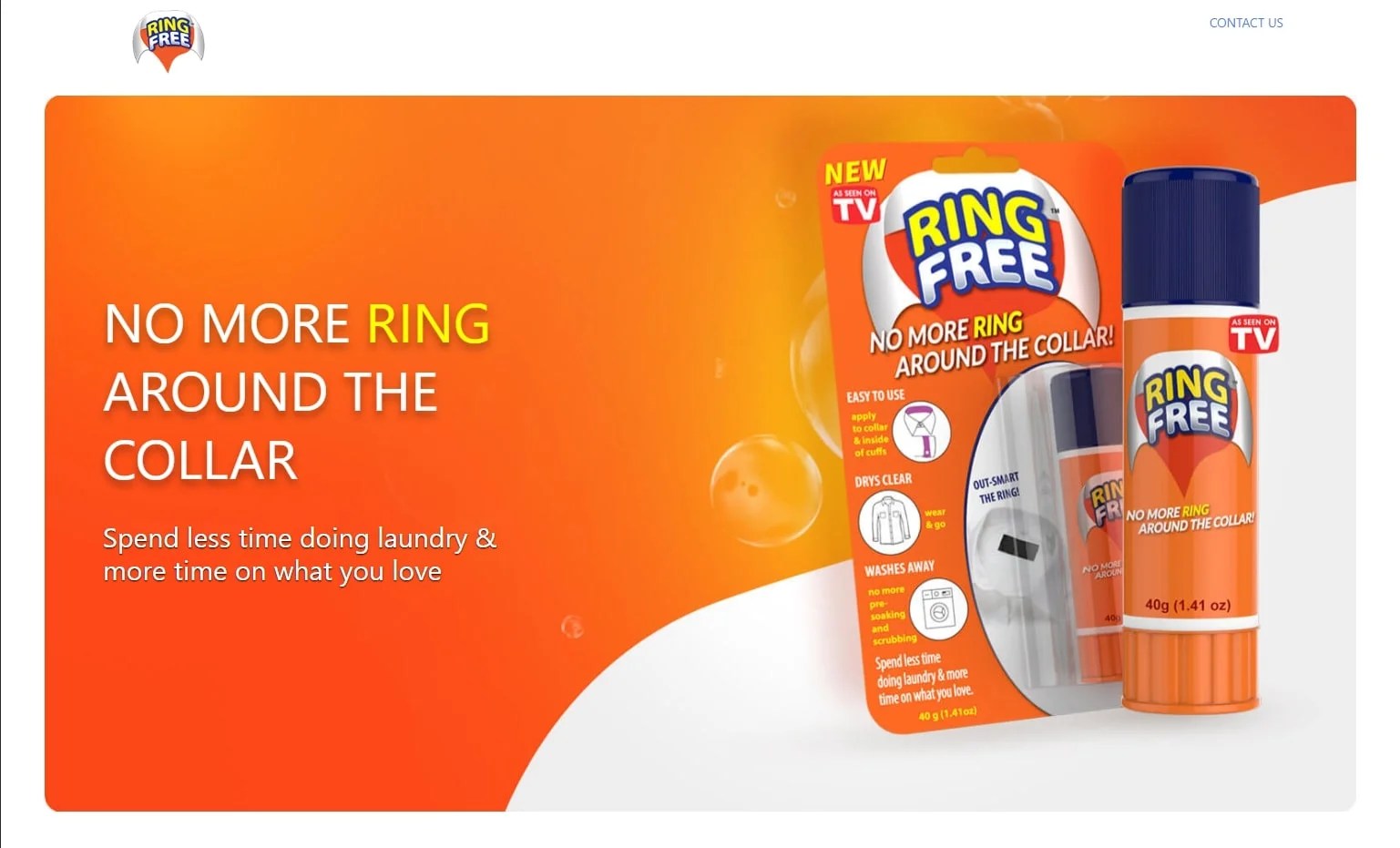 Ring Free No More Ring Around the Collar