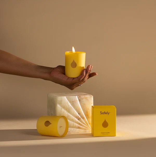 Natural Rise Candle Soy Wax Blend Scented Safely