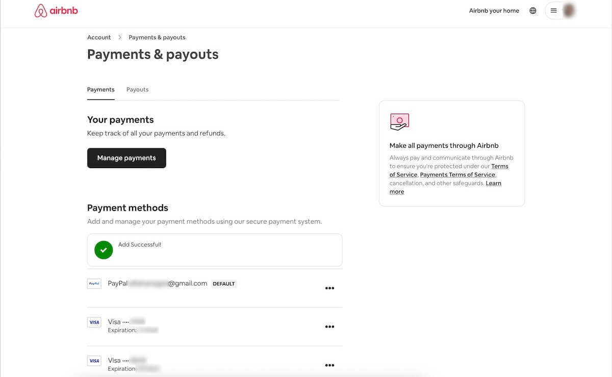 How to pay on Airbnb Payment methods and FAQs Getsby