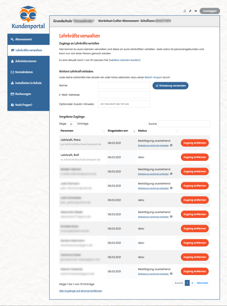 Vollversion Worksheet Crafter